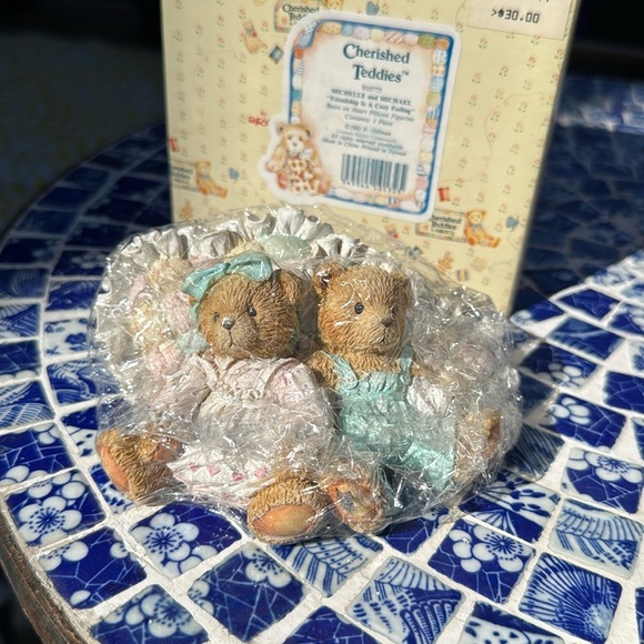 Cherished Teddies Michelle and Michael 910775 - Picture 1 of 7